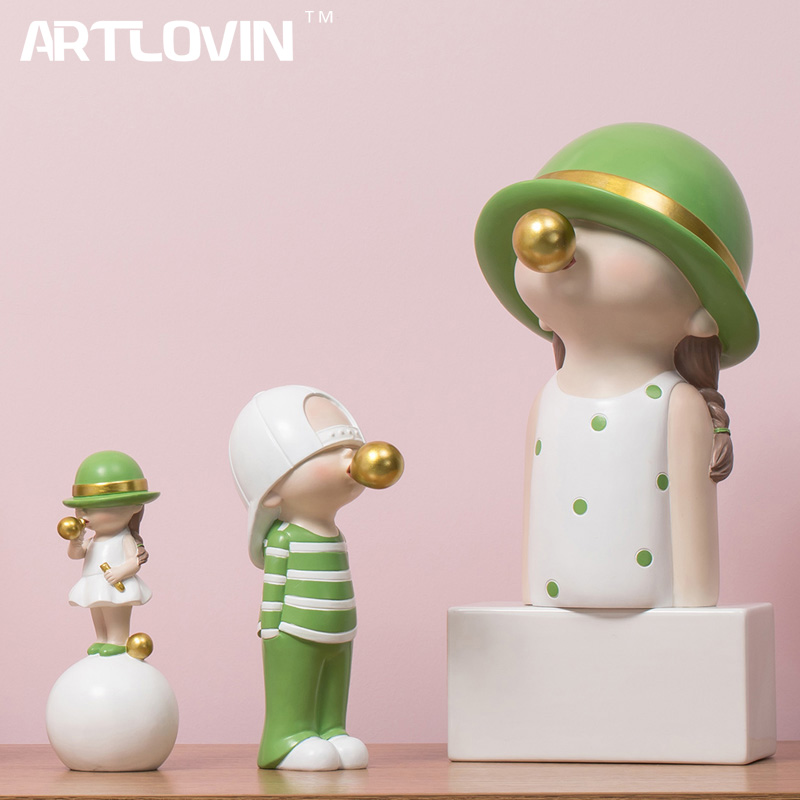 Home Decor Y2K - ARTLOVIN 북유럽 스타일 캐릭터 인형 어린이