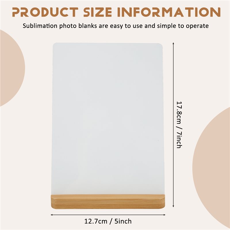 6개 세트 승화형 사진 프레임 블랭크 5x7인치 열전사 - Bamboo Photo Frame 리뷰 및 가격