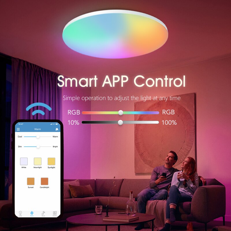 BENEWTON 스마트 천장 조명 RGB CCT APP - Home Decor Free App 리뷰 및 가격