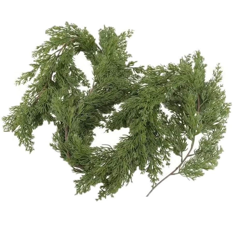 인공 식물 크리스마스 트리 사이프러스 잎 화환 홈룸 테 - Rattan Plant Basket 리뷰 및 가격