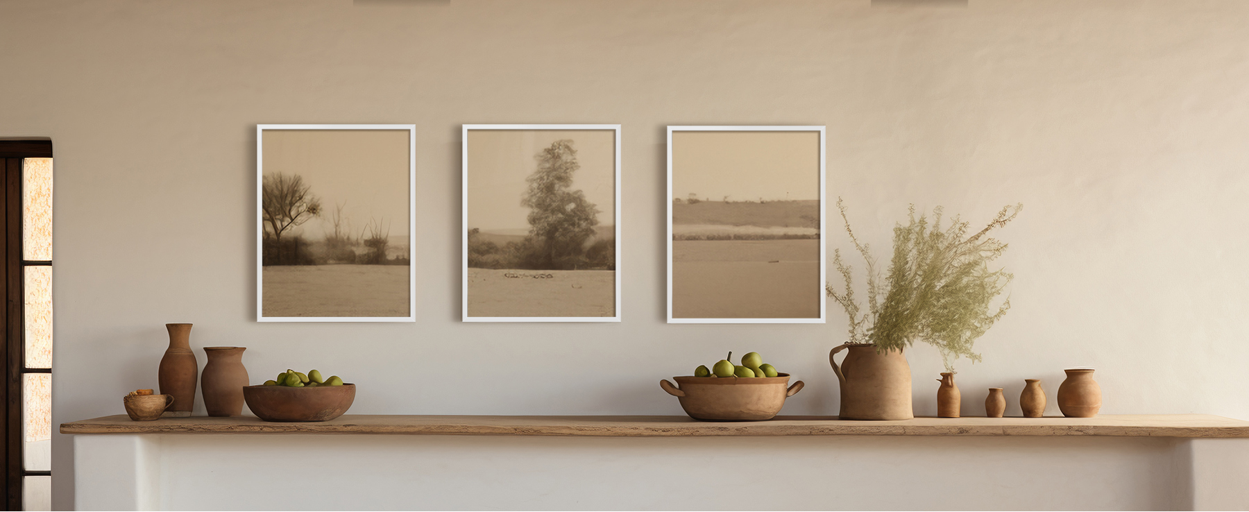 벽걸이형 디스플레이 사진 프레임 - Bamboo Photo Frame 리뷰 및 가격