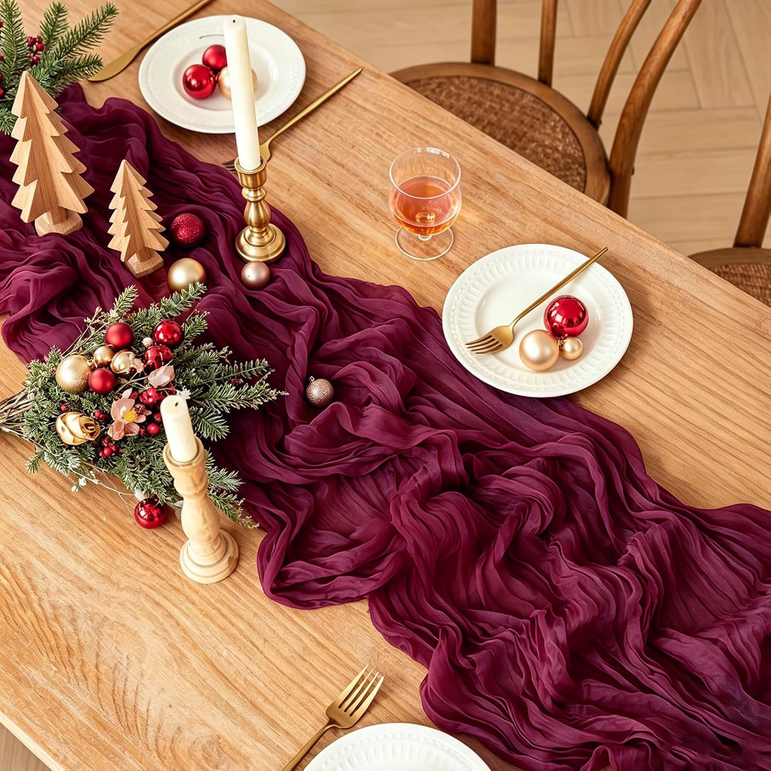 10개 치즈클로스 테이블 러너, 보헤미안 웨딩 장식,  - Linen Table Runner 리뷰 및 가격