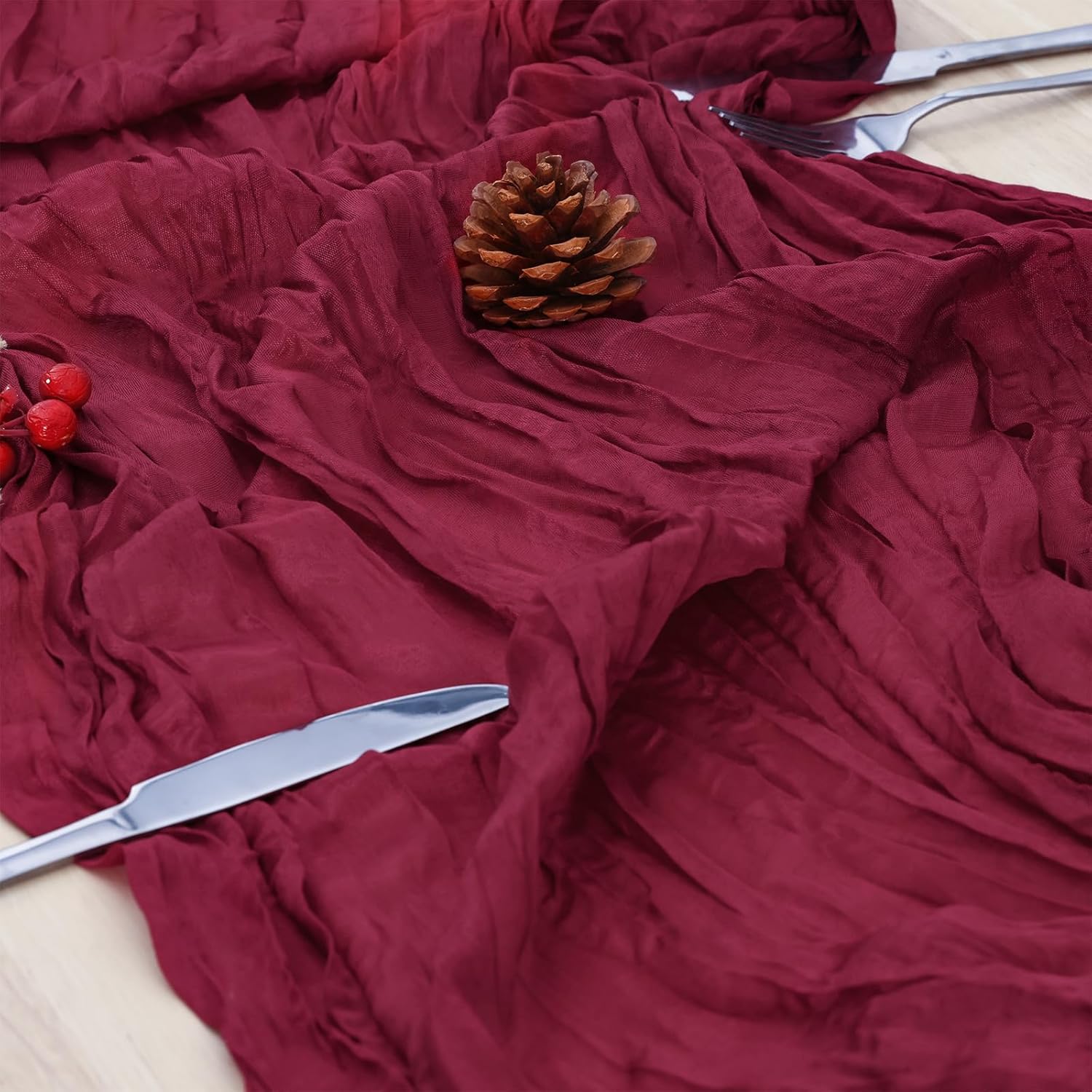 10개 치즈클로스 테이블 러너, 보헤미안 웨딩 장식,  - Linen Table Runner 리뷰 및 가격