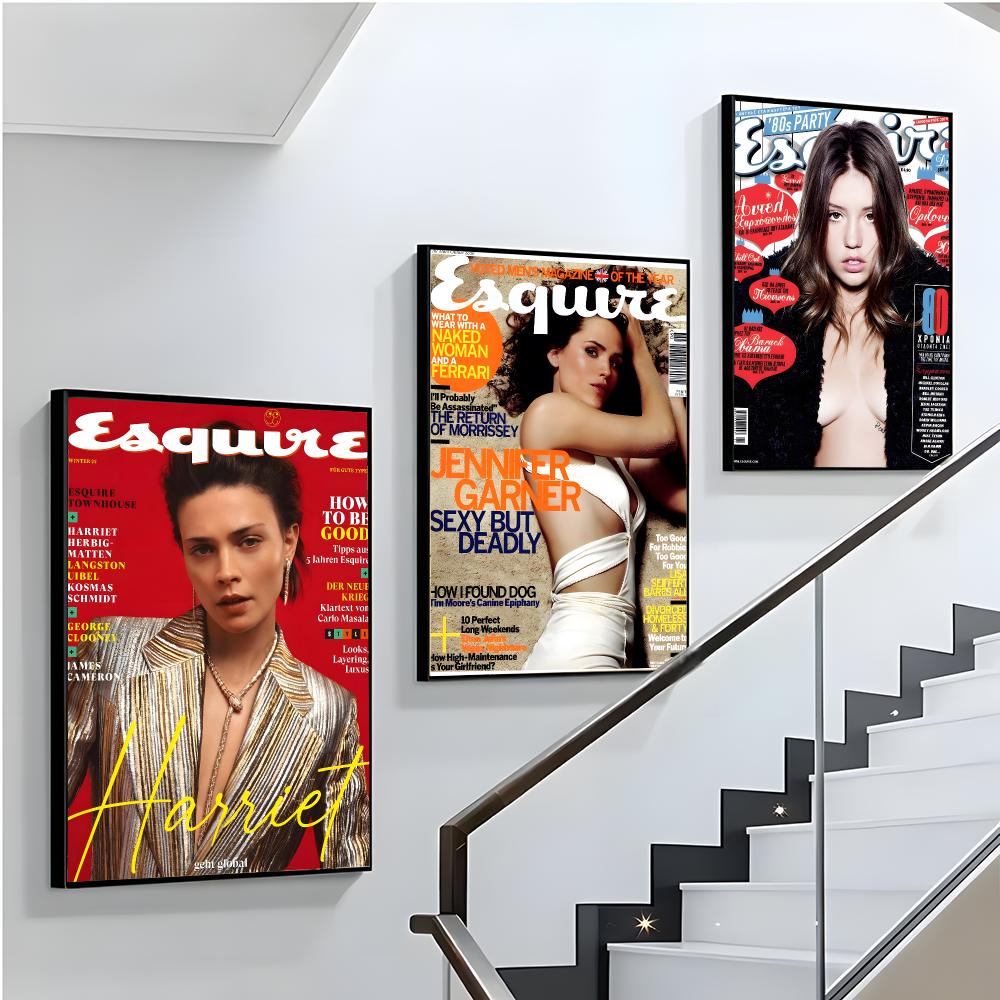 매거진 맨 F-에스콰이어 포스터, 클래식한 벽 장식,  - Home Decor Magazine 리뷰 및 가격