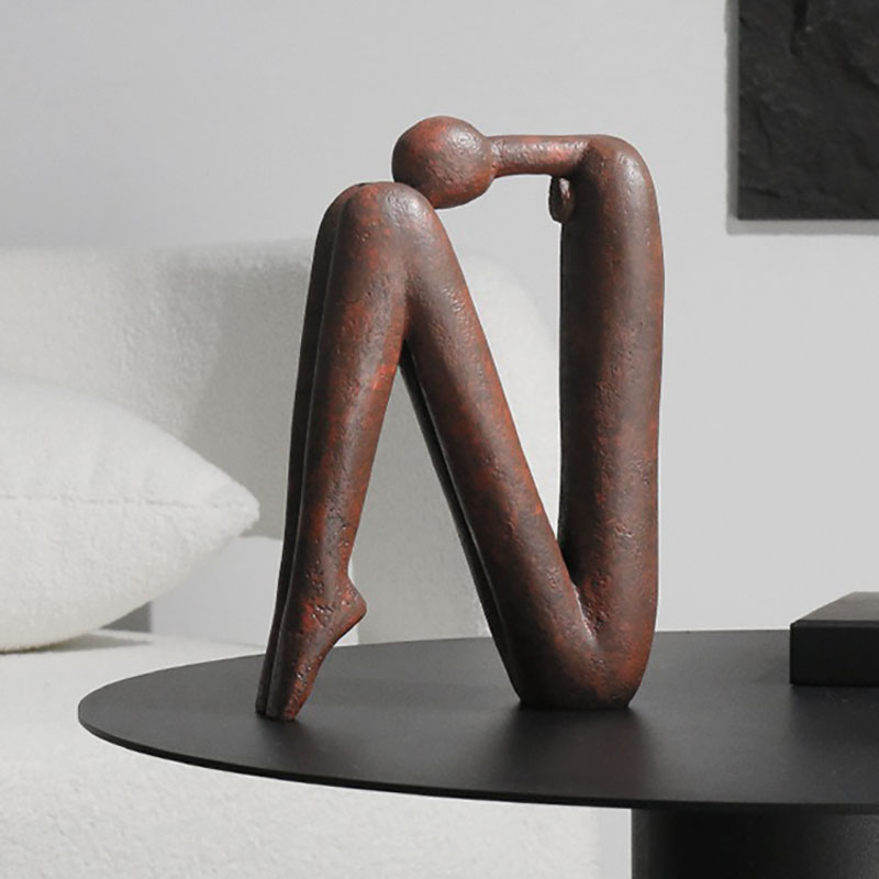 한국 추상 미술 피규어 조각상 장식, 거실 책꽂이 장식 - Home Decor Za 리뷰 및 가격
