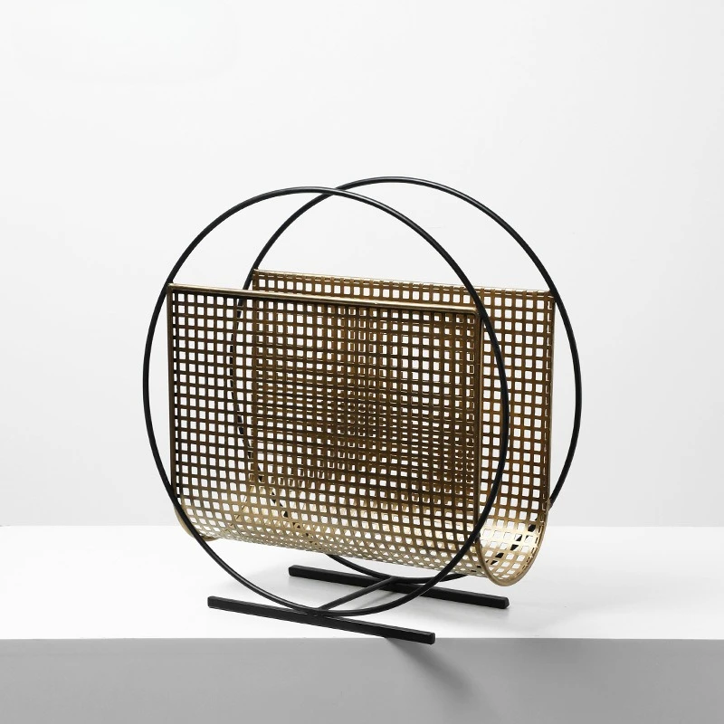 창의적인 디자인의 격자형 원형 금속 잡지꽂이, 책상용  - Home Decor Magazine 리뷰 및 가격
