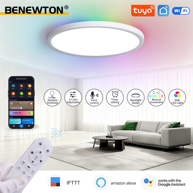 BENEWTON 투야 스마트 와이파이 천장 조명 RGB - Home Decor Free App 리뷰 및 가격